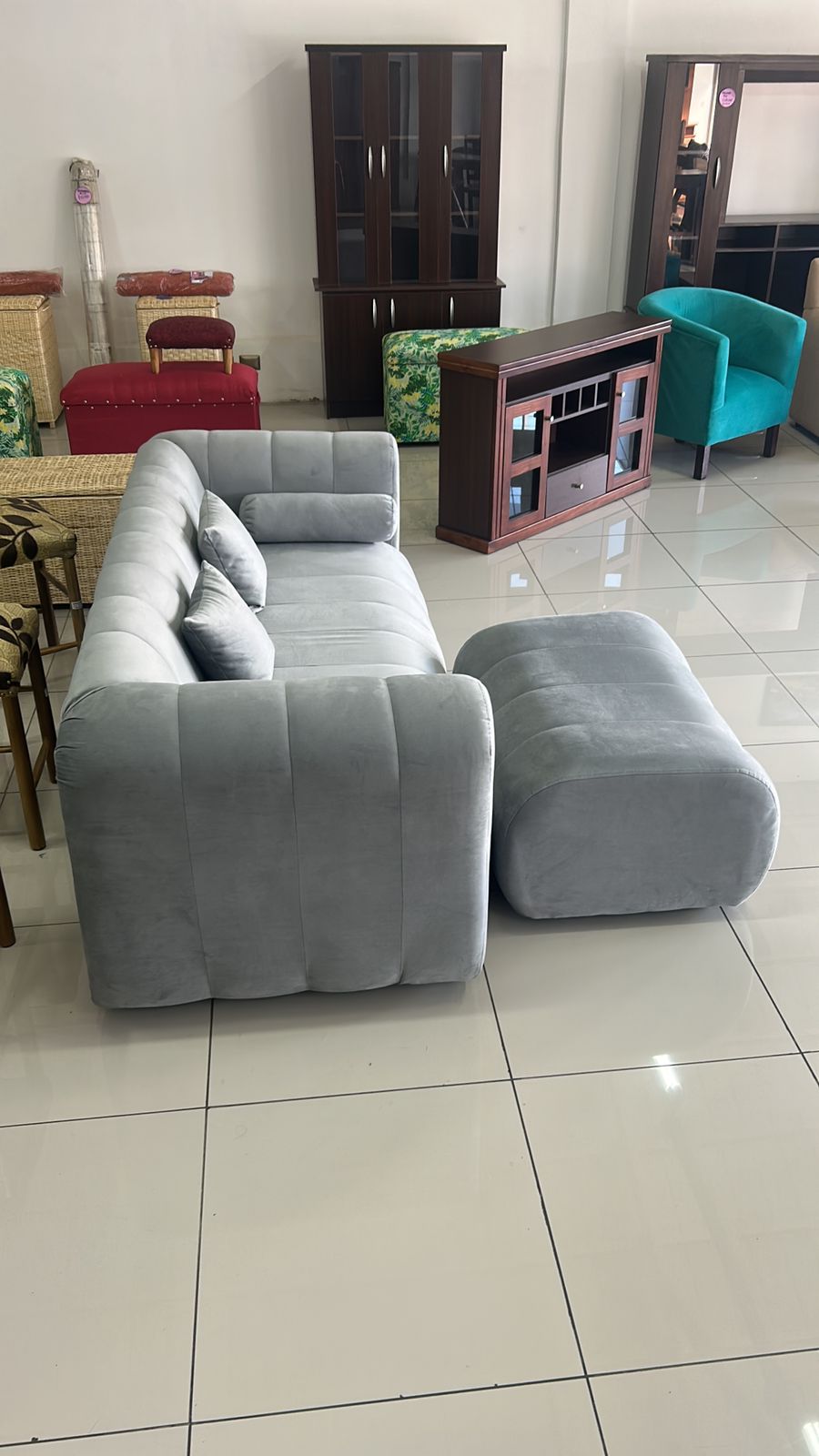 sofa + pouf